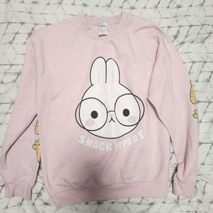 Blushsprout Snack Expert Medium Pink sweatshirt